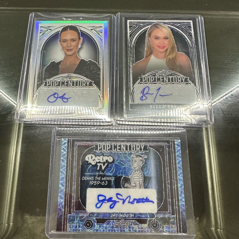 3 Autograph PopCulture cards